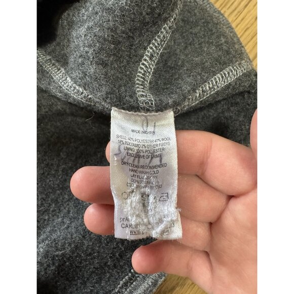 PRANA‎ Cowl Neck Sweater Size Large Drawstring Wool Blend Long Sleeve Preppy - Picture 8 of 10